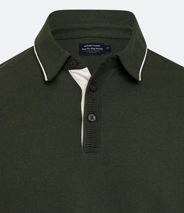 Camisa Polo Regular en Gamuza de Algodón Peruano 6