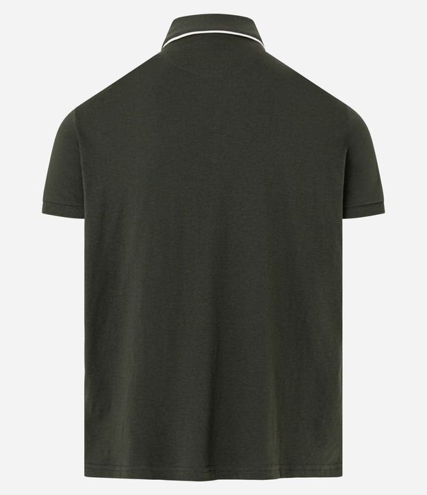 Camisa Polo Regular en Gamuza de Algodón Peruano 7
