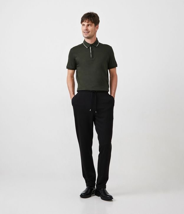 Camisa Polo Regular en Gamuza de Algodón Peruano 2