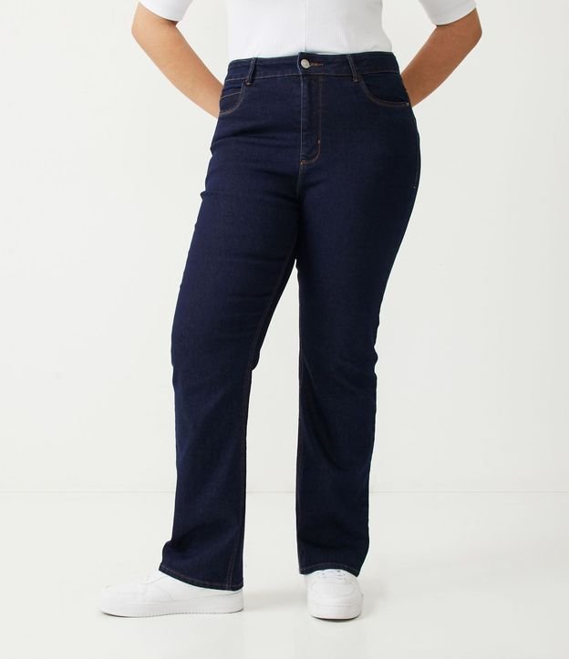 Pantalón Recto en Jeans Curve & Plus Size