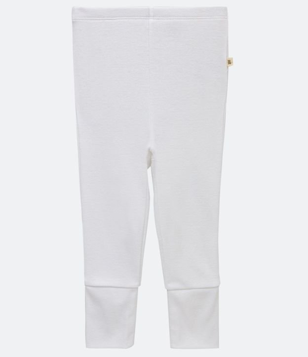 Kit 02 Pantalones Infantil con Puño Largo- Talle RN a 12 meses 2