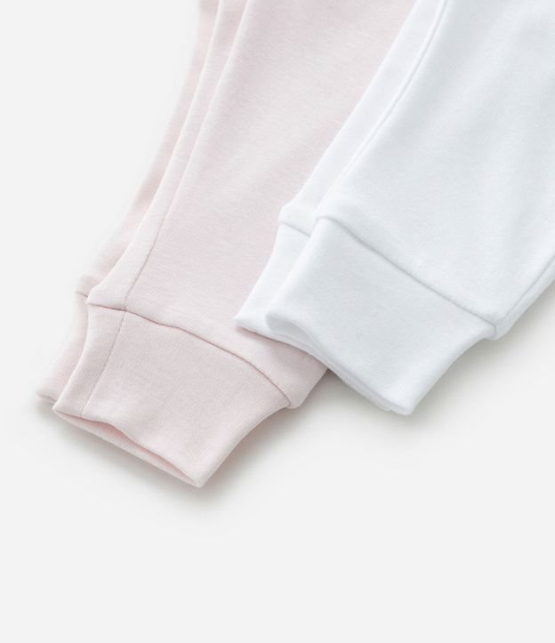 Kit 02 Pantalones Infantil con Puño Largo- Talle RN a 12 meses 6