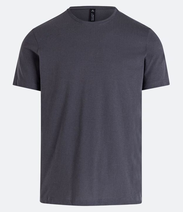 Remera Slim Básica en Algodón Peruano con Cuello Redondo 4