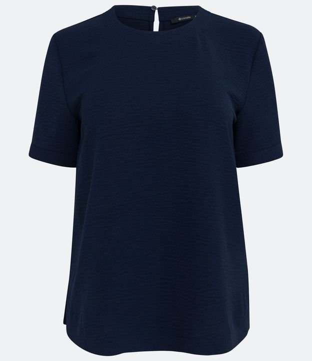 Blusa con Aberturas y Detalles de Pespuntes 8