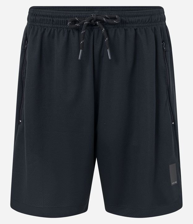 Bermuda Deportiva Texturizada con Cintura Elástica y Bolsillos con Cremallera 8