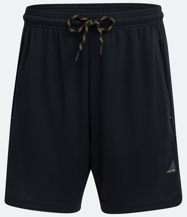 Bermuda Deportiva Texturizada con Cintura Elástica y Bolsillos con Cremallera 7