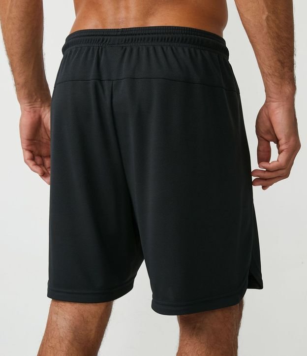 Bermuda Deportiva Texturizada con Cintura Elástica y Bolsillos con Cremallera 4