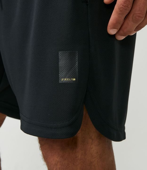 Bermuda Deportiva Texturizada con Cintura Elástica y Bolsillos con Cremallera 6