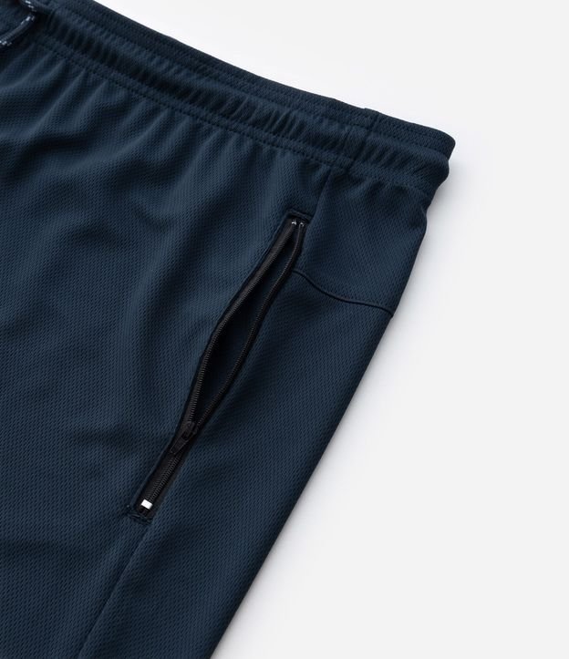 Bermuda Deportiva Texturizada con Cintura Elástica y Bolsillos con Cremallera 11
