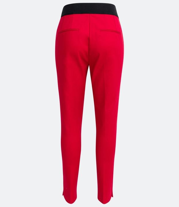 Pantalón Sastrería con Bolsillos Detanteros Sin Estampa 6
