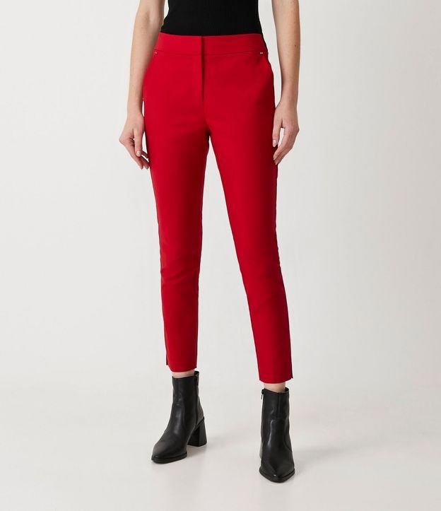 Pantalón Sastrería con Bolsillos Detanteros Sin Estampa 2