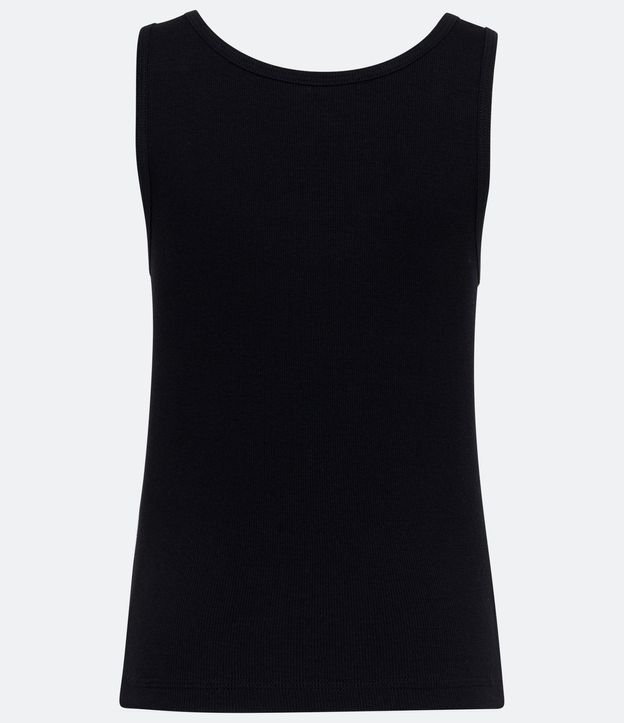 Blusa Musculosa en Algodón con Escote U 6