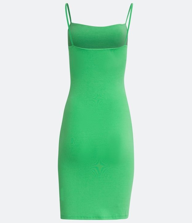 Vestido Corto en Algodón con Breteles Finos 7
