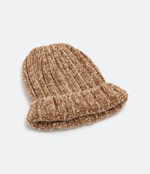 Gorro en Punto con Bajo Plegado