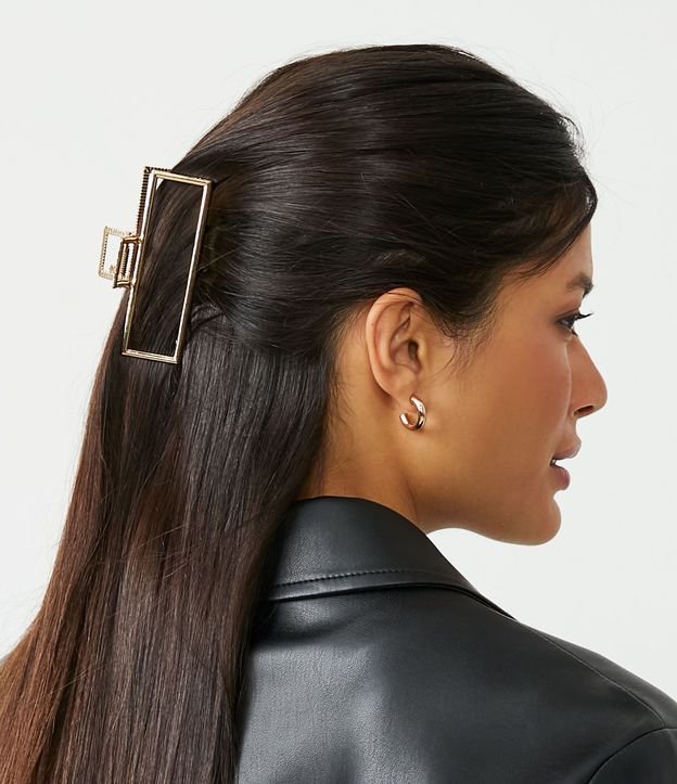 Pinza de Cabelo en Metal Dientes Espaciosos