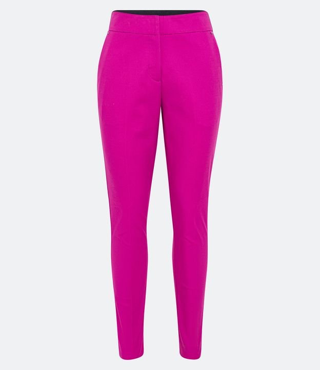 Pantalón Sastrería con Bolsillos Detanteros Sin Estampa 6