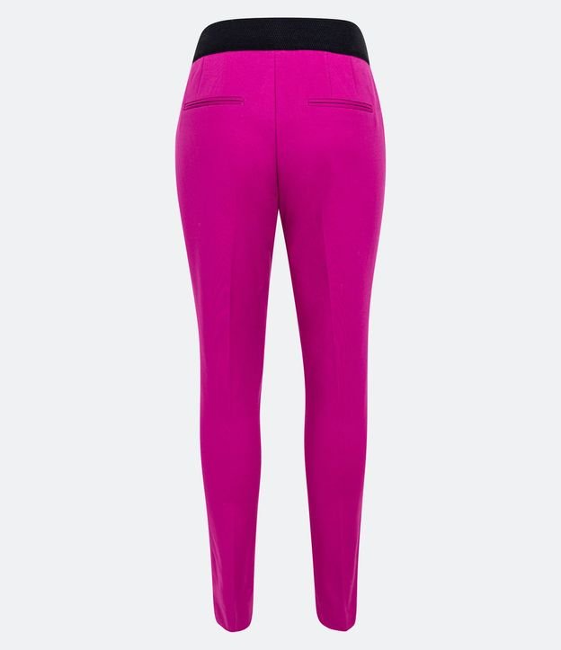 Pantalón Sastrería con Bolsillos Detanteros Sin Estampa 7