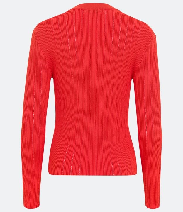 Blusa de Punto con Cuello Choker 6