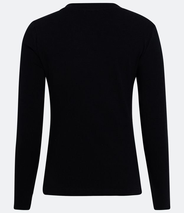 Blusa Básica en Algodón con Escote V 2
