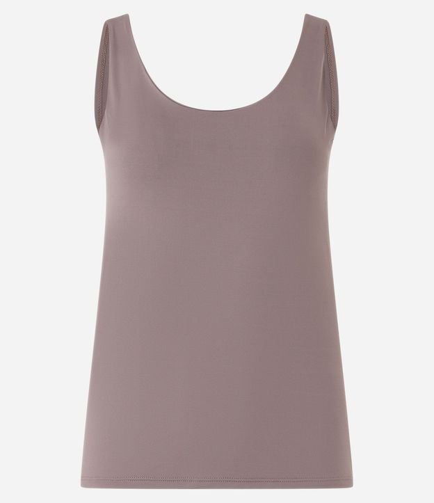 Blusa Musculosa en Poliamida con Escote U 4