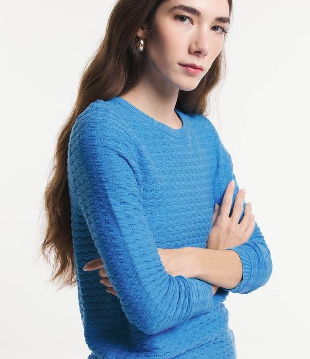 Blusa de Puntos Ondulados