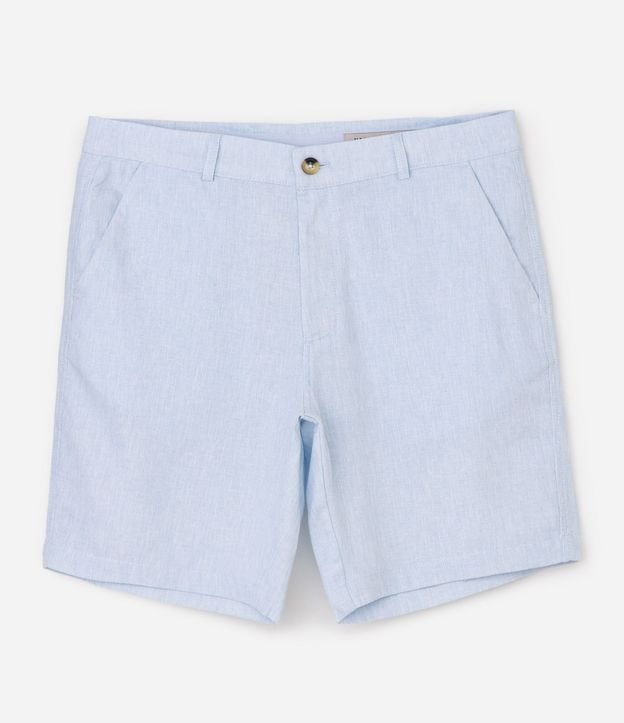 Bermuda Slim Texturizada en Lino con Algodón 6