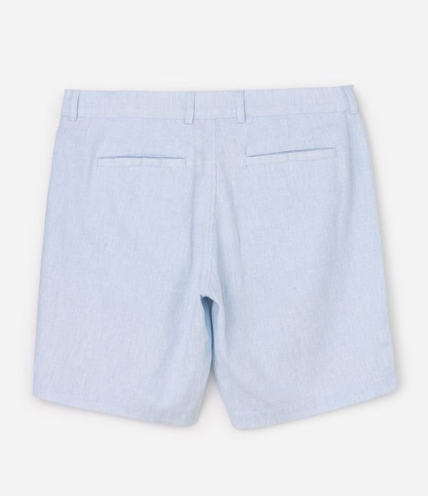 Bermuda Slim Texturizada en Lino con Algodón 7