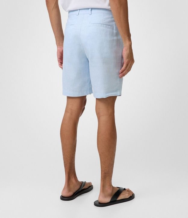 Bermuda Slim Texturizada en Lino con Algodón 4