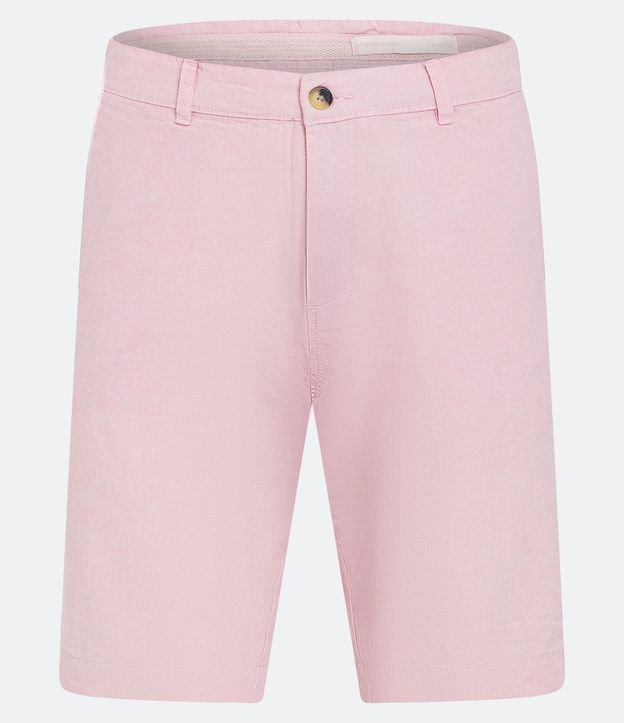 Bermuda Slim Texturizada en Lino con Algodón 5
