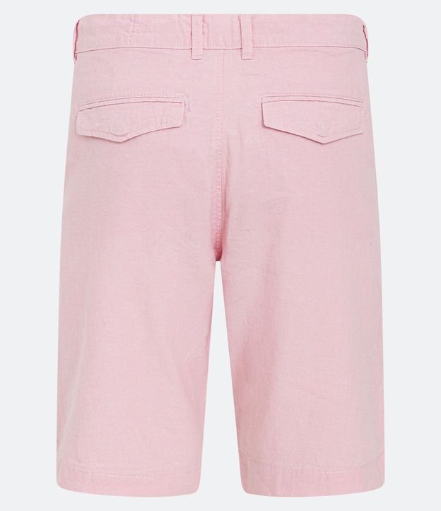 Bermuda Slim Texturizada en Lino con Algodón 6