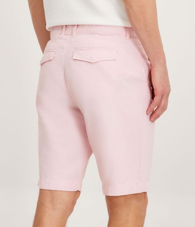 Bermuda Slim Texturizada en Lino con Algodón 3