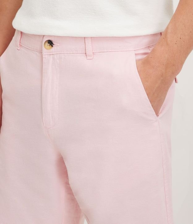 Bermuda Slim Texturizada en Lino con Algodón 4