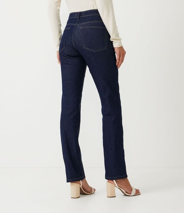Pantalón Recto Jeans con Elastano 3