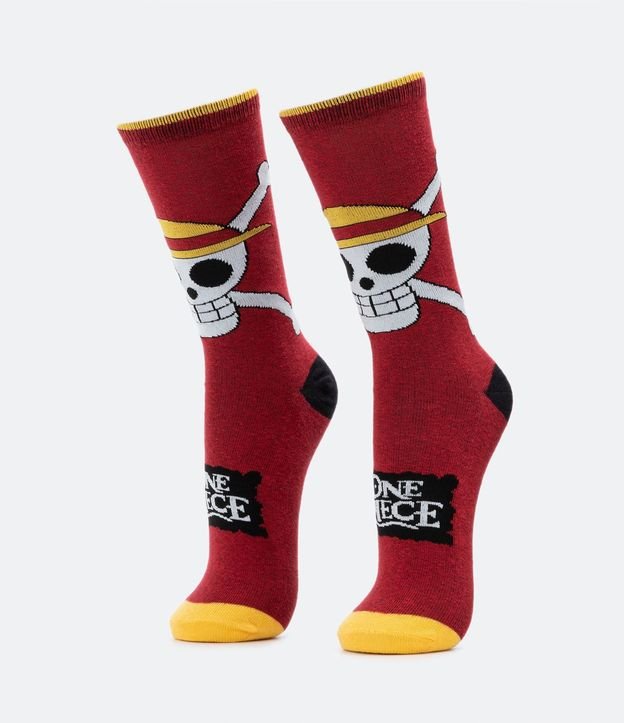 Media Caña Larga en Algodón y Estampado One Piece