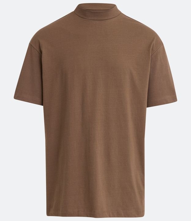 Remera Relaxed en Algodón con Manga Corta 7