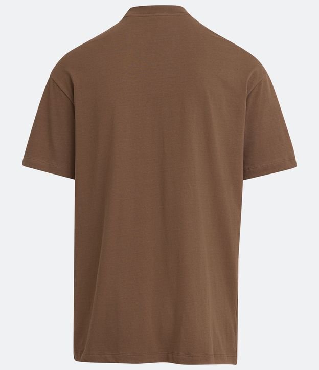 Remera Relaxed en Algodón con Manga Corta 8