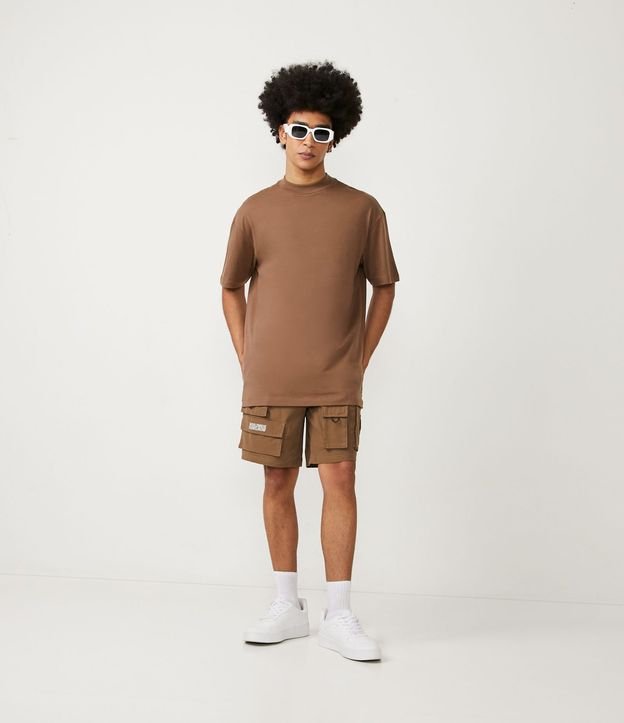 Remera Relaxed en Algodón con Manga Corta 2
