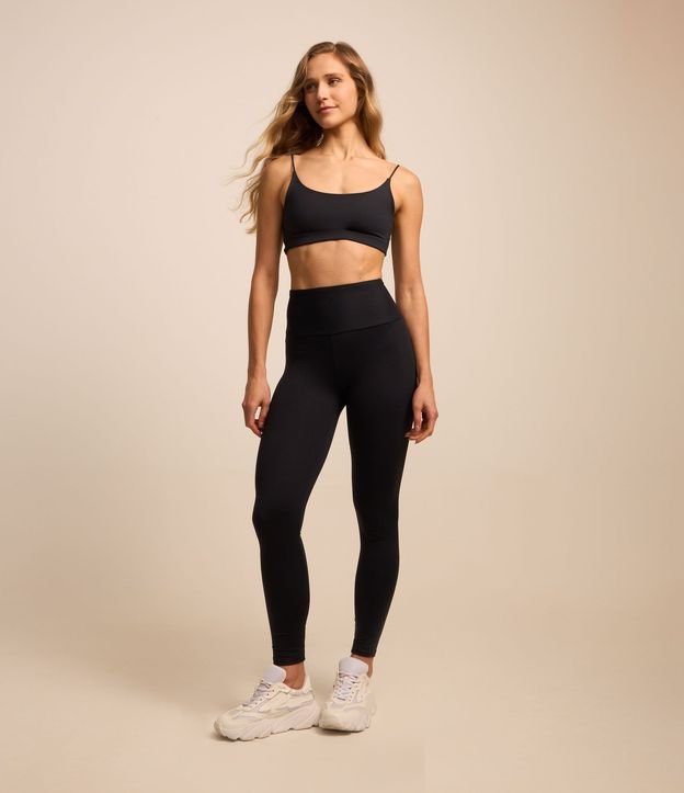Pantalón Legging Deportivo en Poliamida con Tiro Alto 1