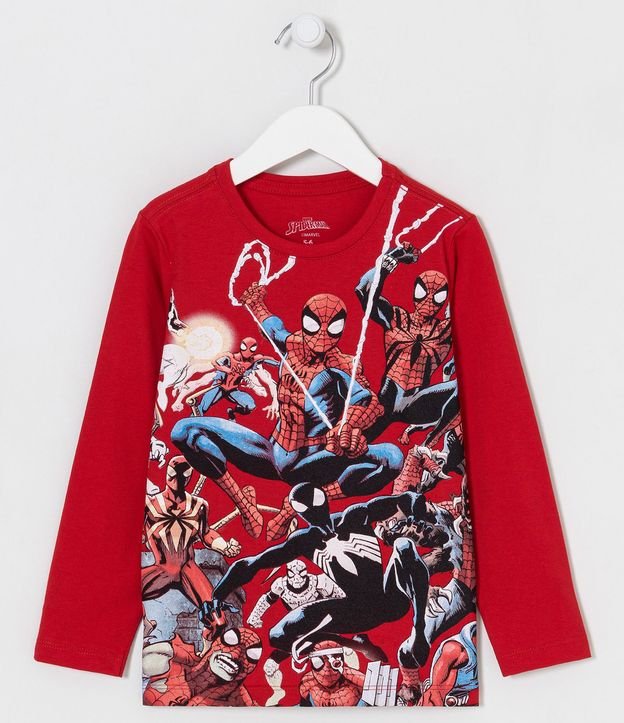 Remera Infantil Estampado Spider-Man Multiverso - Talle 3 a 10 años