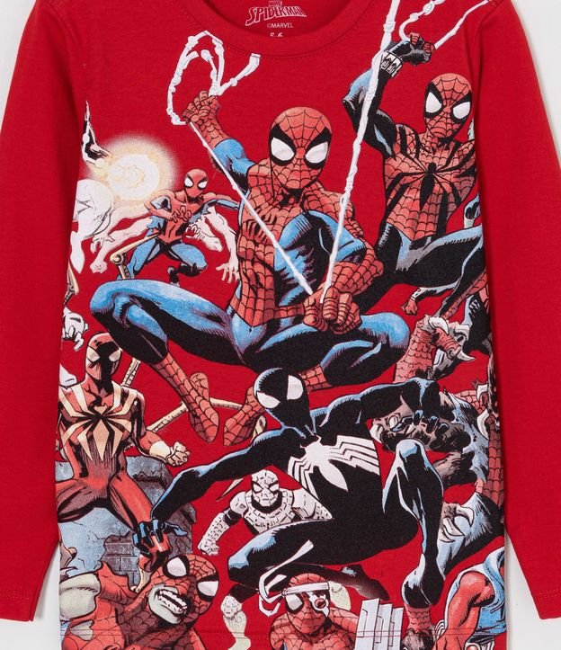 Remera Infantil Estampado Spider-Man Multiverso - Talle 3 a 10 años 3