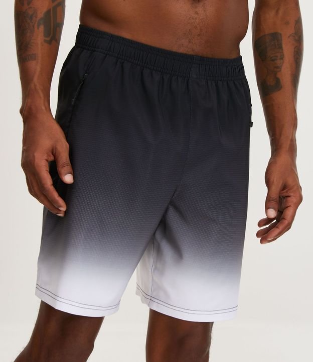 Bermuda Deportiva con Cintura Elástica y Estampado Degrade 3