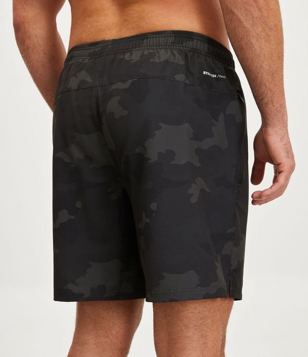 Bermuda Deportiva con Estampa Camuflada y Bolsillo con Cierre 4