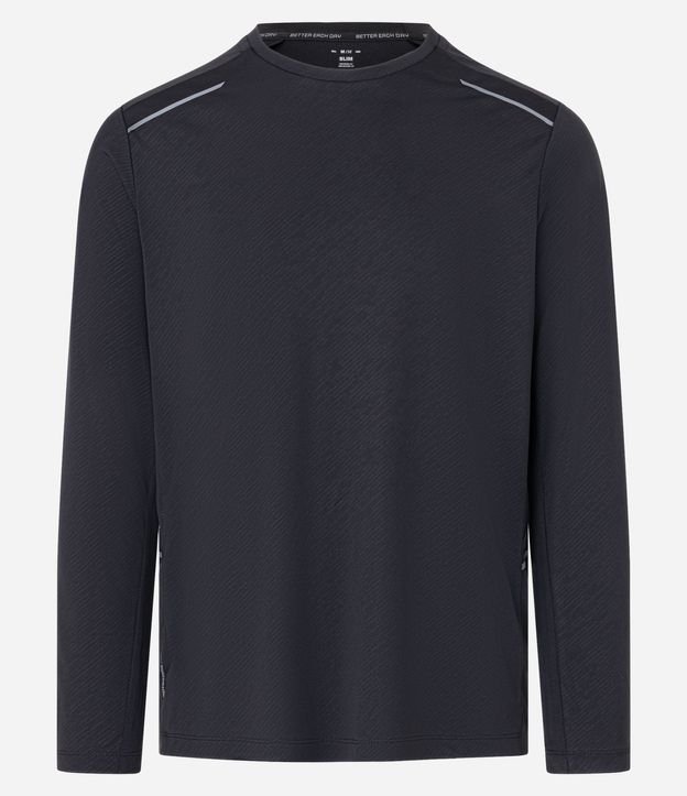 Remera Deportiva Dry Fit con Estampa Rayada 4
