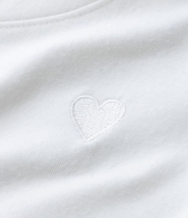 Blusa Infantil con Bordado de Corazón en el Pecho - Talle 1 a 5 años 6