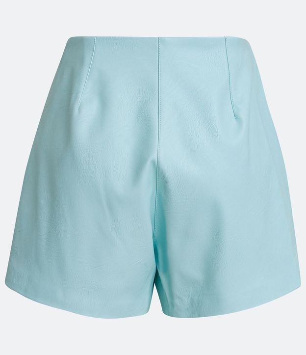 Short Pollera en Material Sintético Cruzado 7