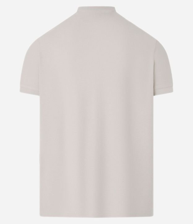 Camisa Polo Slim en Piquet Texturizado con Cuello Polo 5