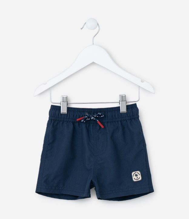 Bermuda de Baño Infantil con Etiqueta Goma - Talle 1 a 5 años 2