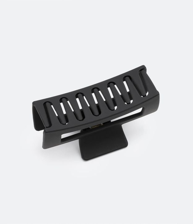 Pinza para el Pelo Ahuecada en Material de Goma Rectangular 2