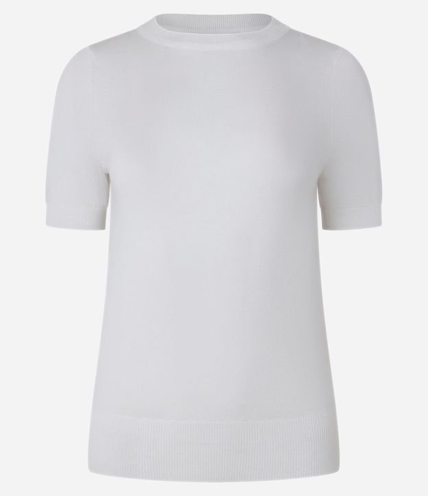 Blusa Básica de Punto con Cuello Redondo 10