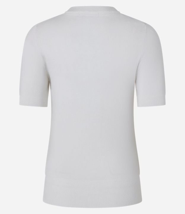 Blusa Básica de Punto con Cuello Redondo 13